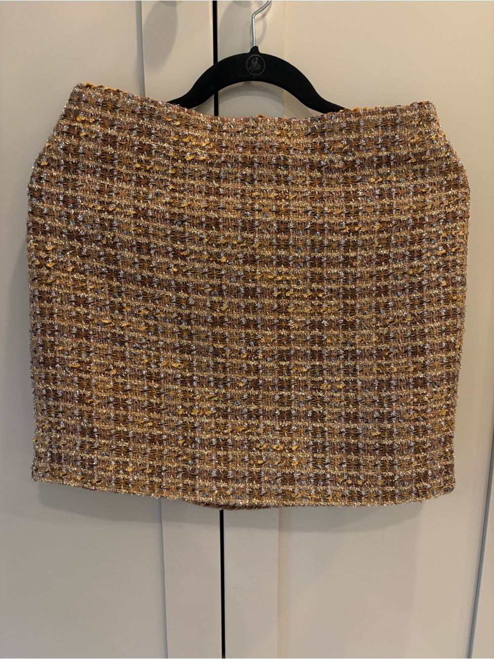 J crew gilded tweed mini skirt Sz 4